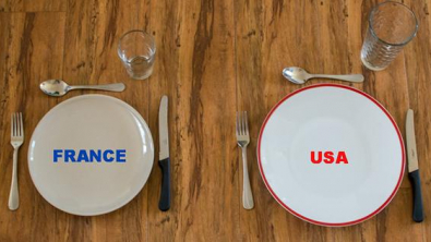 Illustration : "9 photos choquantes montrant la différence entre la cuisine française et la cuisine américaine !"