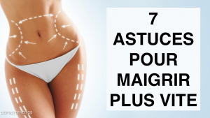 Illustration : "7 astuces pour maigrir plus vite"