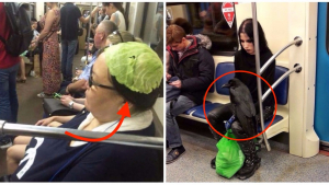 Illustration : "30 personnes étranges aperçues dans le métro "