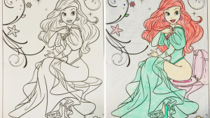 Illustration : "30 livres de coloriages d’enfants détournés par des adultes"