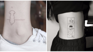 Illustration : "30 tatouages minimalistes et féminins pour habiller votre corps"