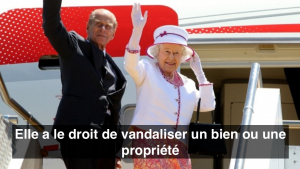 Illustration : "10 lois britanniques qui s'appliquent à tous les citoyens mais pas à la Reine Elizabeth"