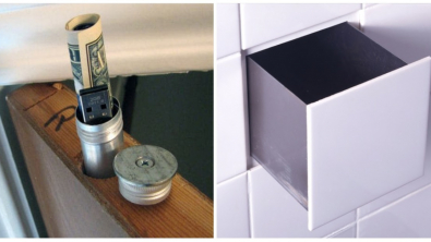 Illustration : Ces 13 objets à détourner pour en faire une cachette idéale