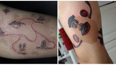 Illustration : Ces 14 façons de camoufler une tache de naissance grâce à un tatoo