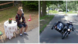 Illustration : "Ces 14 photos étranges prises par Google Car"