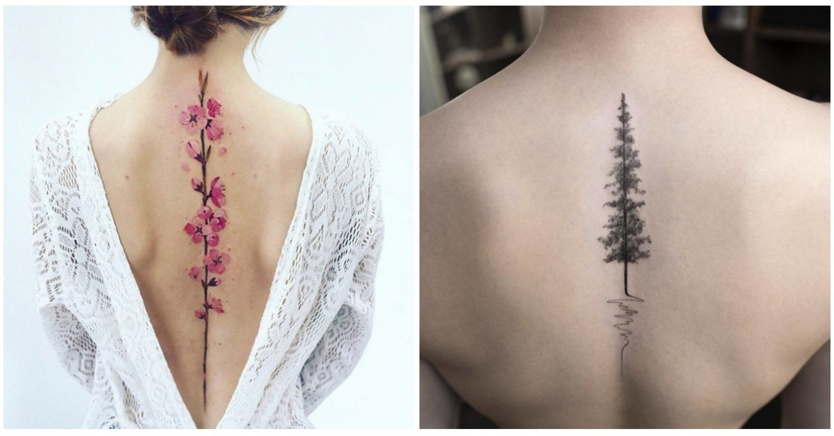 Ces 20 idées de tatouages féminins à réaliser sur la colonne vertébrale