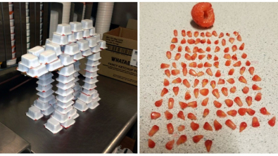 Illustration : Ces 22 employés qui ont trouvé une façon de lutter contre l'ennui au travail