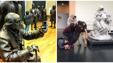 Illustration : Ces 17 photos imaginatives prises avec des statues