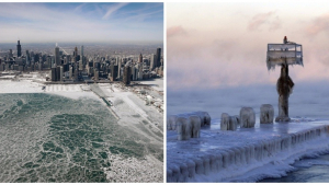 Illustration : "Ces 12 photos de l'Amérique du Nord paralysée par le froid"