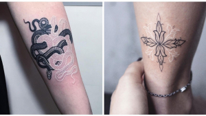 Illustration : "Ces 30 tatouages modernes gravés à l'encre blanche"