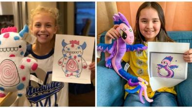 Illustration : Ces 19 enfants qui ont dessiné leurs propres peluches grâce à une entreprise innovante