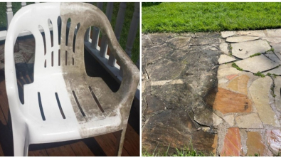 Illustration : "Ces 20 photos qui illustrent l'effet du nettoyage au jet d'eau à haute intensité"