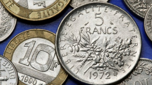 Illustration : "Les pièces de monnaie en Francs ont beaucoup de valeur"