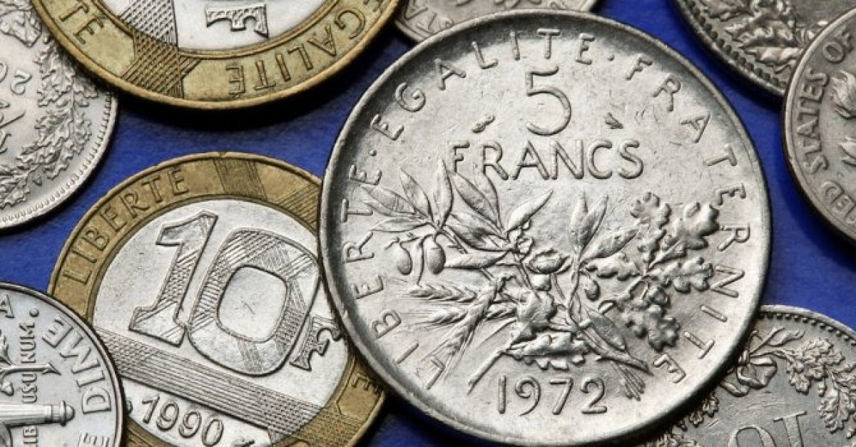 Les pièces de monnaie en Francs ont beaucoup de valeur