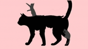 Illustration : "Test de personnalité : le nombre de chats que vous voyez dans cette image révèle votre âge mental"
