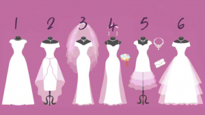 Illustration : "Test de personnalité : choisissez une robe de mariée et découvrez le partenaire de vie qu'il vous faut"