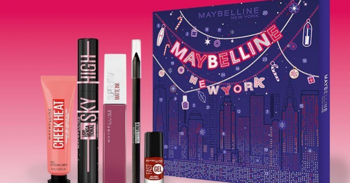 Le calendrier de l'Avent Maybelline est le plus vendu en France