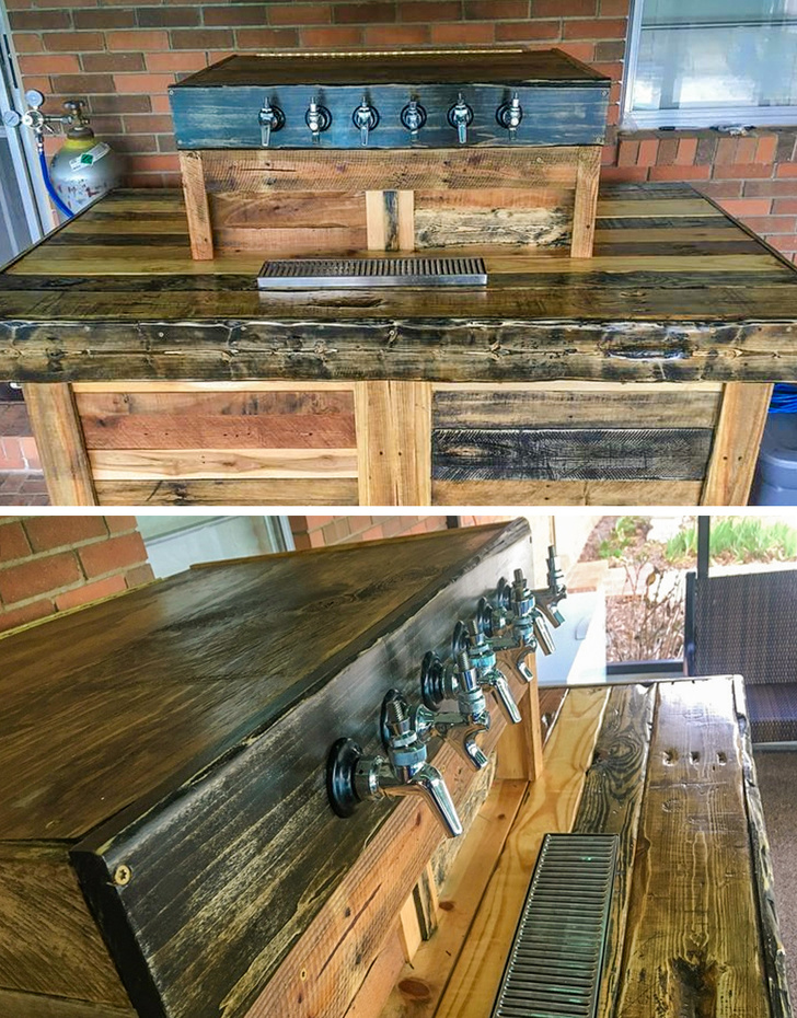 Illustration de l'article : Ces 24 façons de réutiliser de vieilles palettes en bois