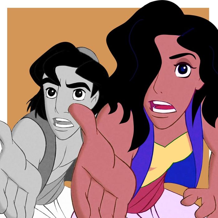 Illustration de l'article : 11 personnages de Disney deviennent transgenres pour montrer qu&rsquo;ils restent tout aussi beaux