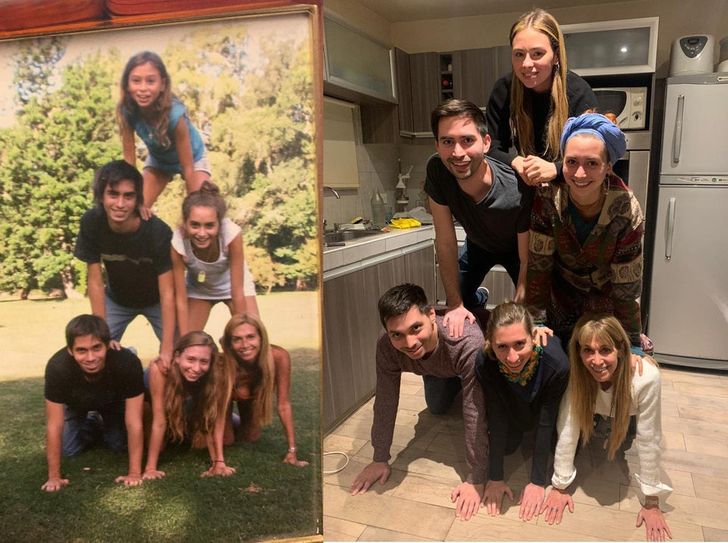 Illustration de l'article : Ces 18 personnes reproduisent leurs plus vieilles photos 