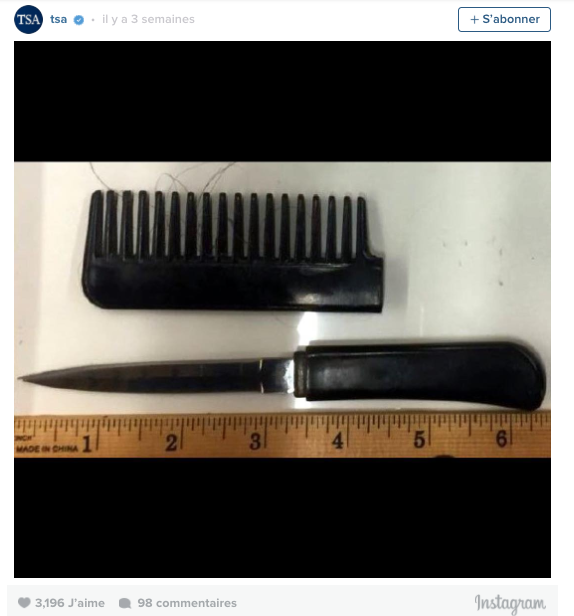 Illustration de l'article : 10 objets dangereux interceptés par les douanes aériennes américaines