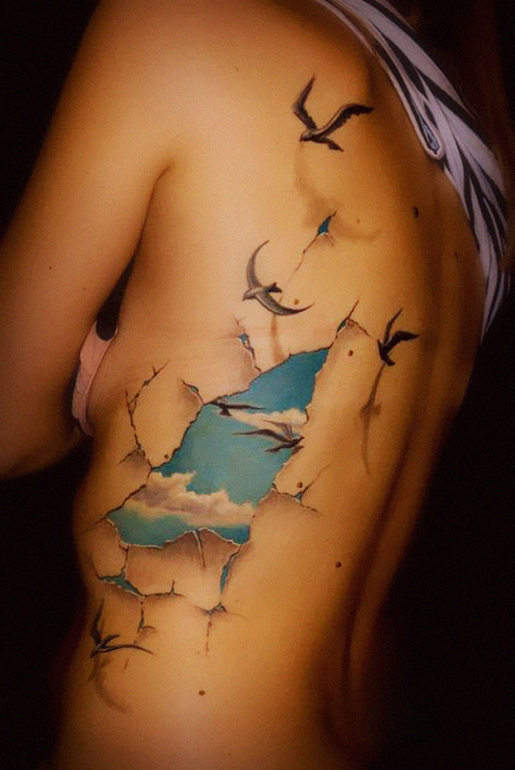 Illustration de l'article : Ces 34 tatouages 3D pour un effet réussi