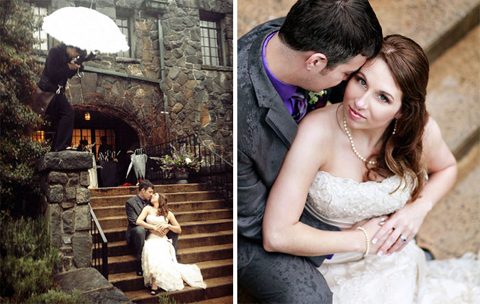 Illustration de l'article : 15 photos montrant qu’il faut savoir donner de sa personne pour être photographe de mariage