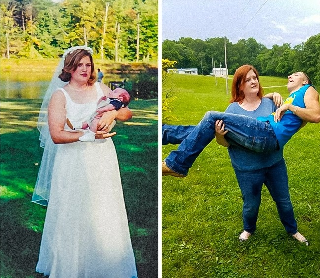 Illustration de l'article : 23 photos de famille remises au go&ucirc;t du jour de fa&ccedil;on hilarante 