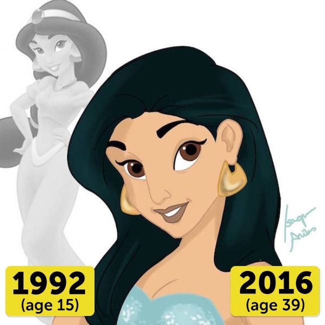 Illustration de l'article : A quoi ressembleraient les princesses de Disney en 2017