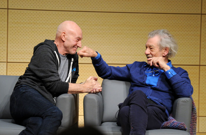 Illustration de l'article : 20 photos mettant en valeur la complicité entre Patrick Stewart et Ian McKellen