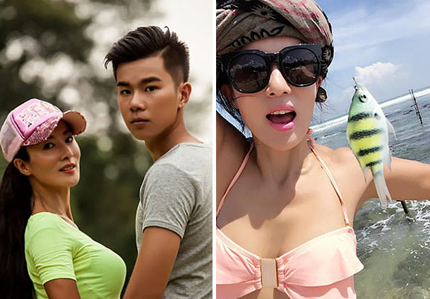 Illustration de l'article : À 50 ans, cette maman parait tellement jeune qu'on pense qu'elle est la petite amie de son fils. Voici son secret !