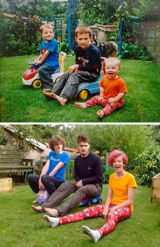 Illustration de l'article : 23 photos de famille remises au go&ucirc;t du jour de fa&ccedil;on hilarante 