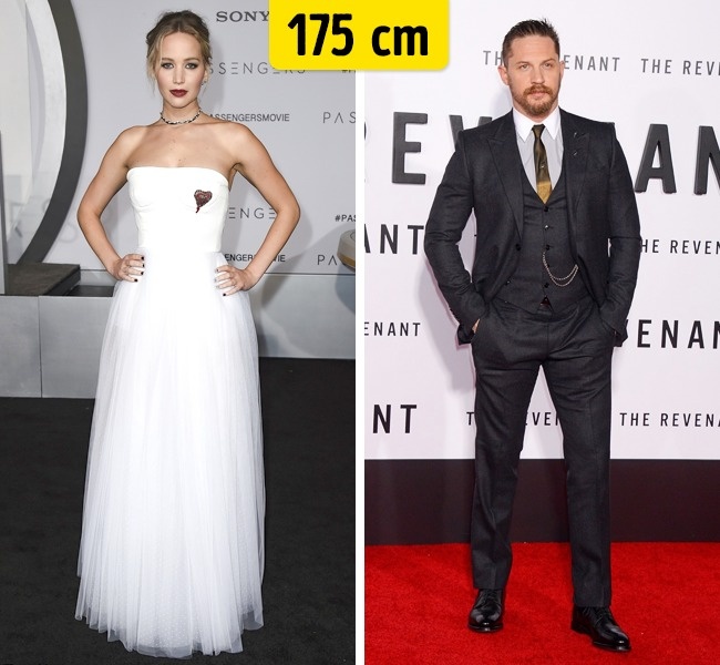 Illustration de l'article : 25 duos de stars qui font exactement la même taille !