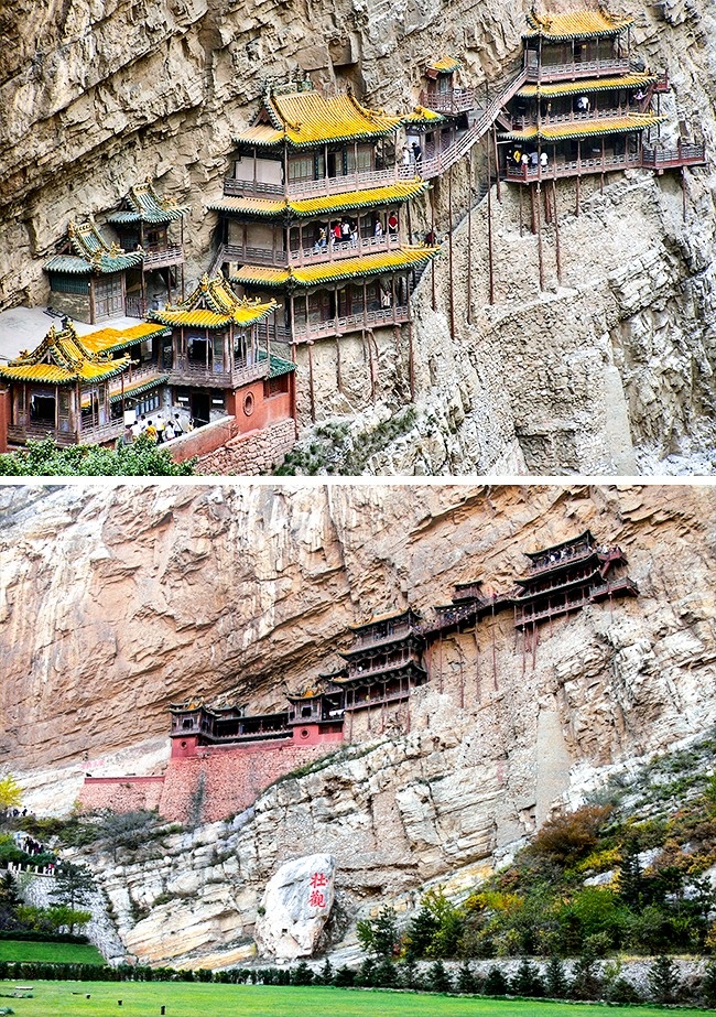 Illustration de l'article : 10 villages et habitations érigés dans des lieux extrêmement dangereux