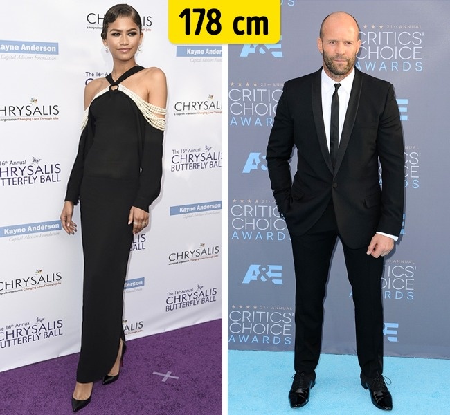 Illustration de l'article : 25 duos de stars qui font exactement la même taille !
