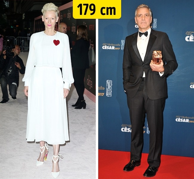 Illustration de l'article : 25 duos de stars qui font exactement la même taille !