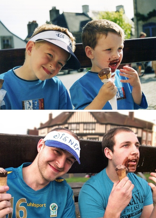 Illustration de l'article : 23 photos de famille remises au go&ucirc;t du jour de fa&ccedil;on hilarante 