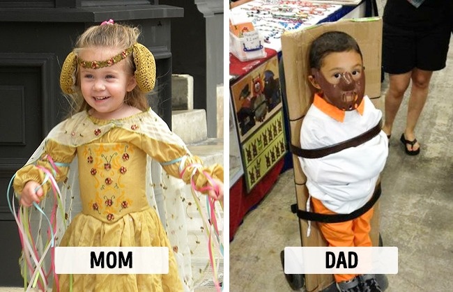 Illustration de l'article : 10 choses que les mamans et les papas font de façon radicalement différente