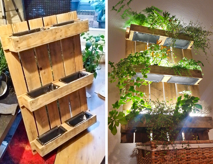 Illustration de l'article : Ces 24 façons de réutiliser de vieilles palettes en bois