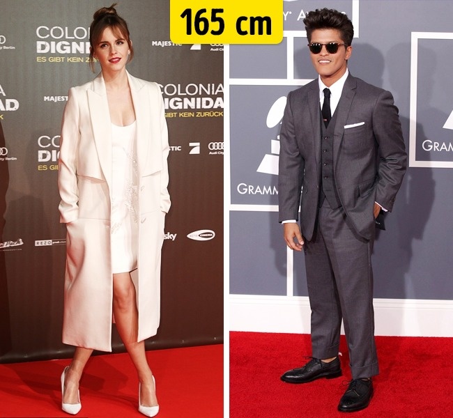 Illustration de l'article : 25 duos de stars qui font exactement la même taille !