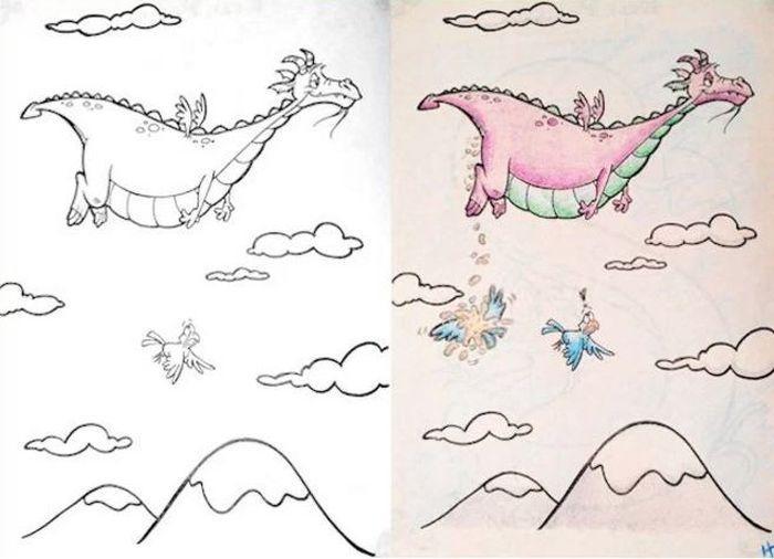 Illustration de l'article : Ces 24 parents ont détourné les cahiers de coloriages de leurs enfants