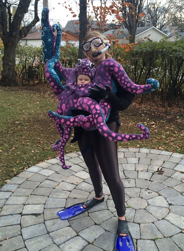 Illustration de l'article : 20 idées de déguisements pour fêter Halloween avec votre bébé