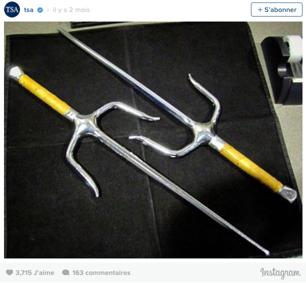 Illustration de l'article : 10 objets dangereux interceptés par les douanes aériennes américaines