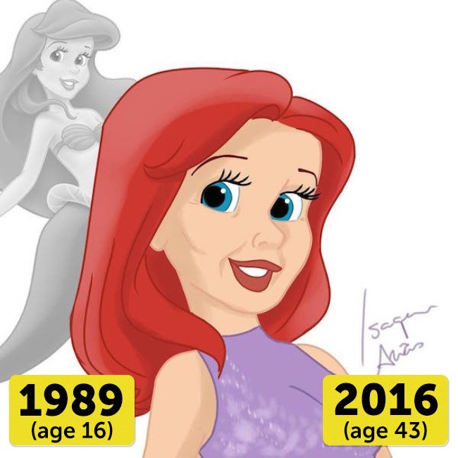 Illustration de l'article : A quoi ressembleraient les princesses de Disney en 2017