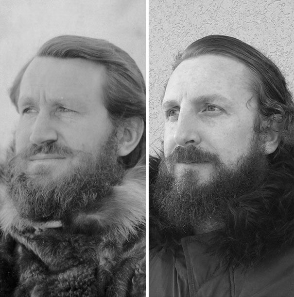 Illustration de l'article : Ces 20 personnes ont reproduit les photos de leurs grands-parents à la perfection
