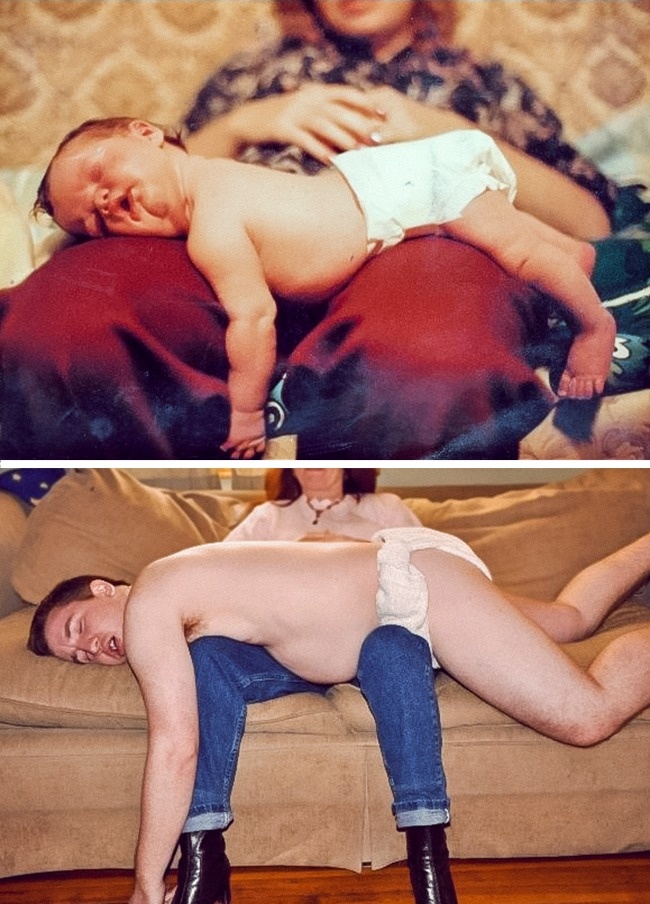 Illustration de l'article : 23 photos de famille remises au go&ucirc;t du jour de fa&ccedil;on hilarante 