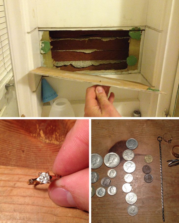 Illustration de l'article : Ces 18 photos des découvertes qu'on peut faire en emménageant