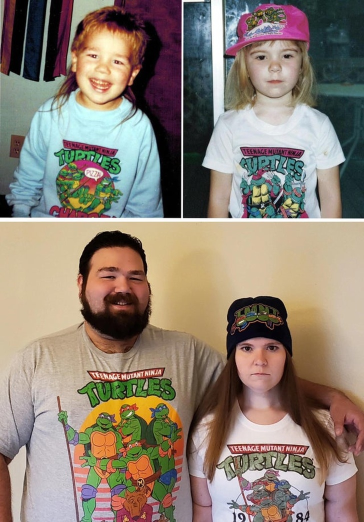 Illustration de l'article : Ces 20 personnes qui ont reconstitué leurs photos d'enfance
