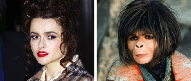 Helena Bonham Carter Planete Des Singes 15 acteurs qui se sont rendus méconnaissables pour les besoins d’un rôle