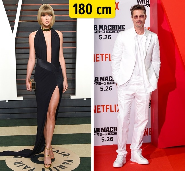 Illustration de l'article : 25 duos de stars qui font exactement la même taille !